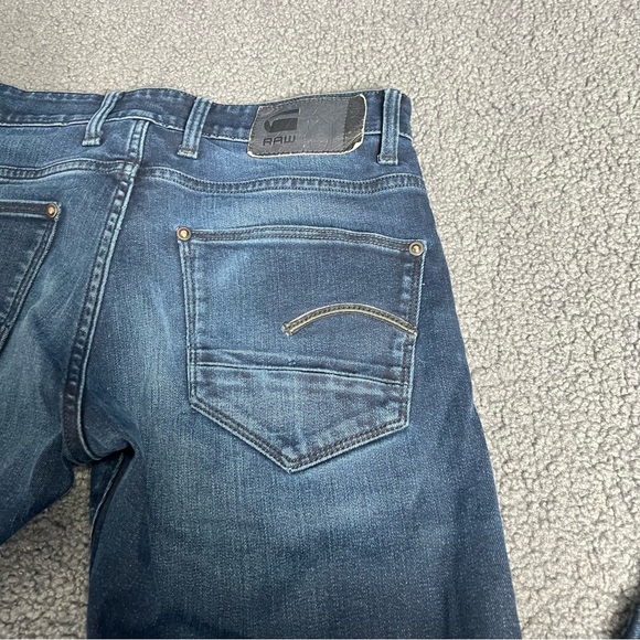 G-Star Raw Jeans Blue Denim Revend Skinny Fit Mid Wash Stretch W29/34. - Picture 14 of 14